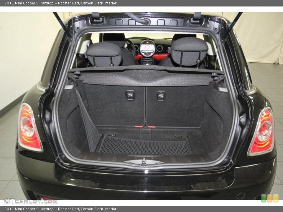 Rooster Red/Carbon Black Interior Trunk for the 2011 Mini Cooper S Hardtop #80589310