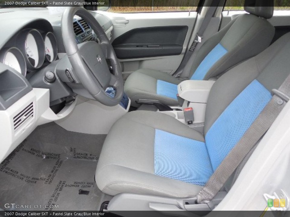 Pastel Slate Gray/Blue 2007 Dodge Caliber Interiors