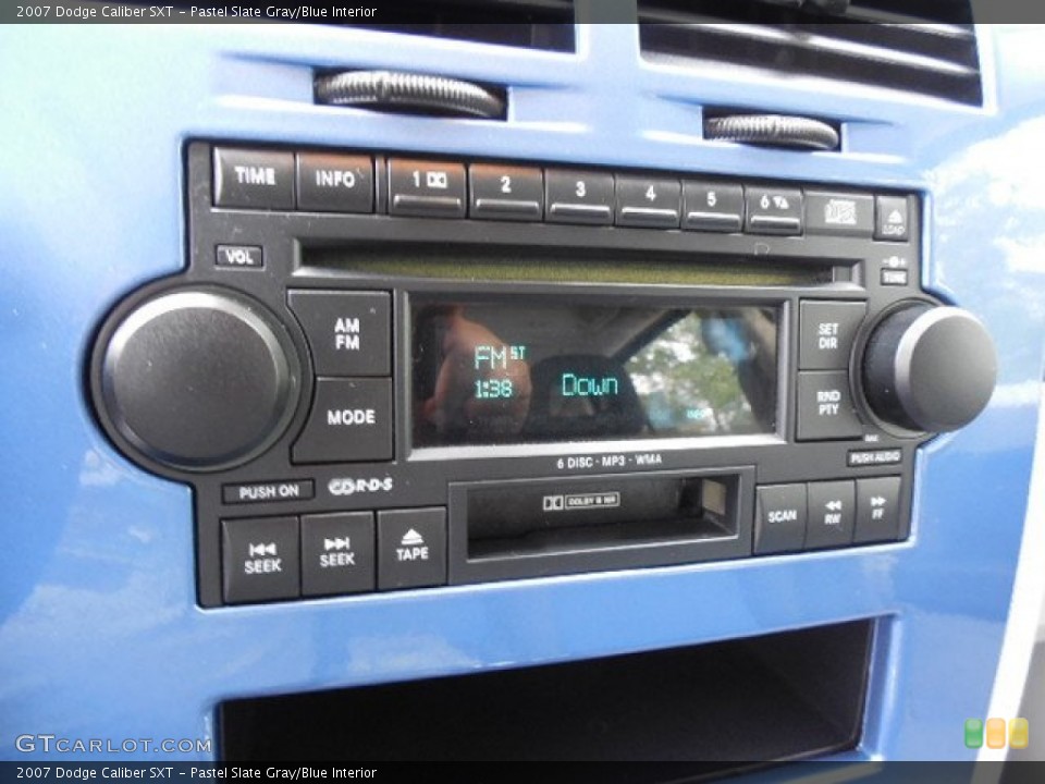 Pastel Slate Gray/Blue Interior Audio System for the 2007 Dodge Caliber SXT #80589531