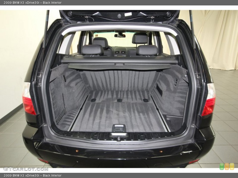 Black Interior Trunk for the 2009 BMW X3 xDrive30i #80590270