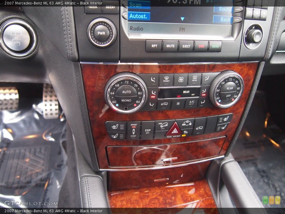 Black Interior Controls for the 2007 Mercedes-Benz ML 63 AMG 4Matic #80590281