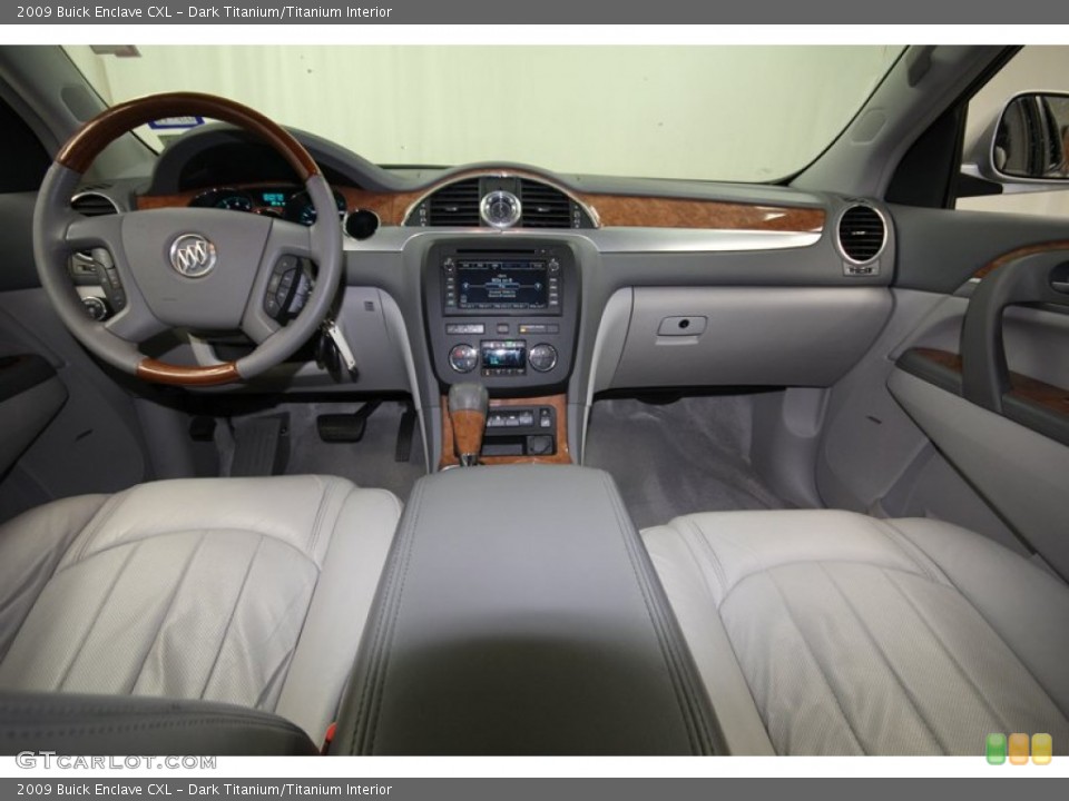 Dark Titanium/Titanium Interior Dashboard for the 2009 Buick Enclave CXL #80590385