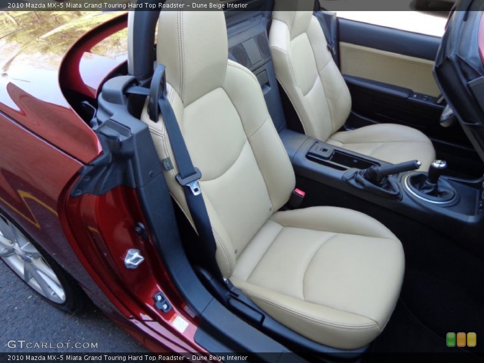 Dune Beige Interior Photo for the 2010 Mazda MX-5 Miata Grand Touring Hard Top Roadster #80590428