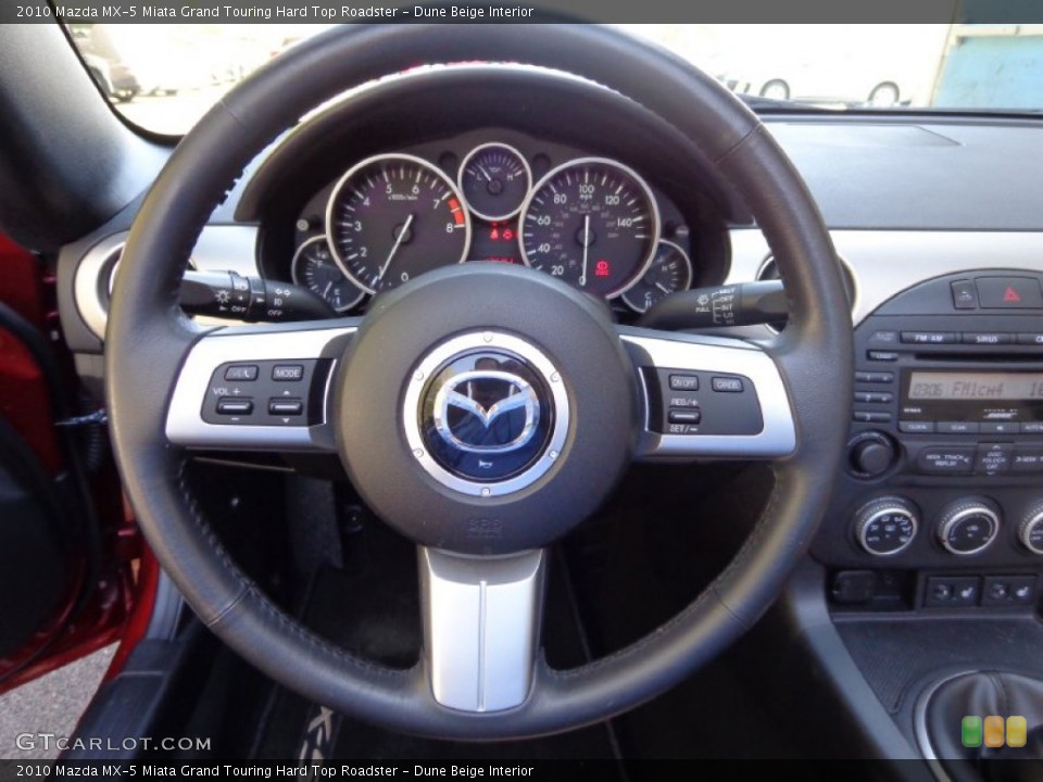 Dune Beige Interior Steering Wheel for the 2010 Mazda MX-5 Miata Grand Touring Hard Top Roadster #80590480