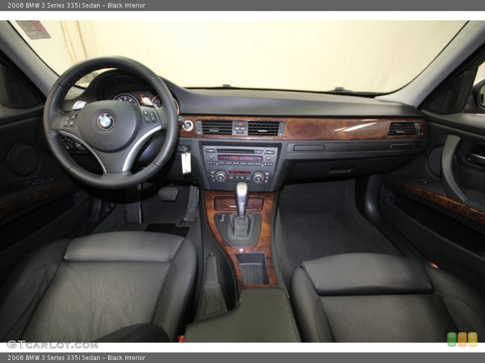 Black Interior Dashboard for the 2008 BMW 3 Series 335i Sedan #80591308
