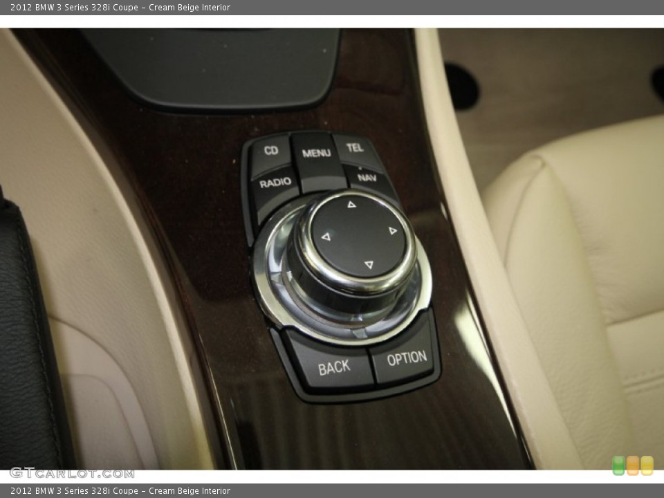 Cream Beige Interior Controls for the 2012 BMW 3 Series 328i Coupe #80591812