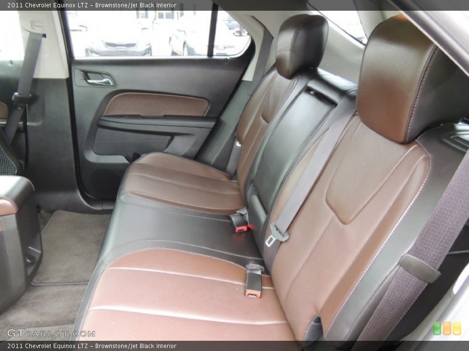 Brownstone/Jet Black Interior Rear Seat for the 2011 Chevrolet Equinox LTZ #80593921