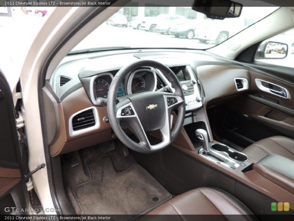 Brownstone/Jet Black Interior Photo for the 2011 Chevrolet Equinox LTZ #80593965