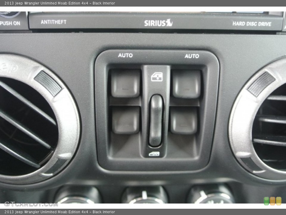 Black Interior Controls for the 2013 Jeep Wrangler Unlimited Moab Edition 4x4 #80595506