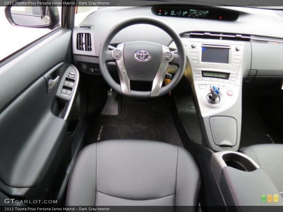 Dark Gray Interior Dashboard for the 2013 Toyota Prius Persona Series Hybrid #80595568