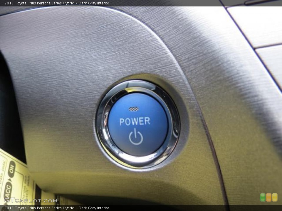 Dark Gray Interior Controls for the 2013 Toyota Prius Persona Series Hybrid #80595793