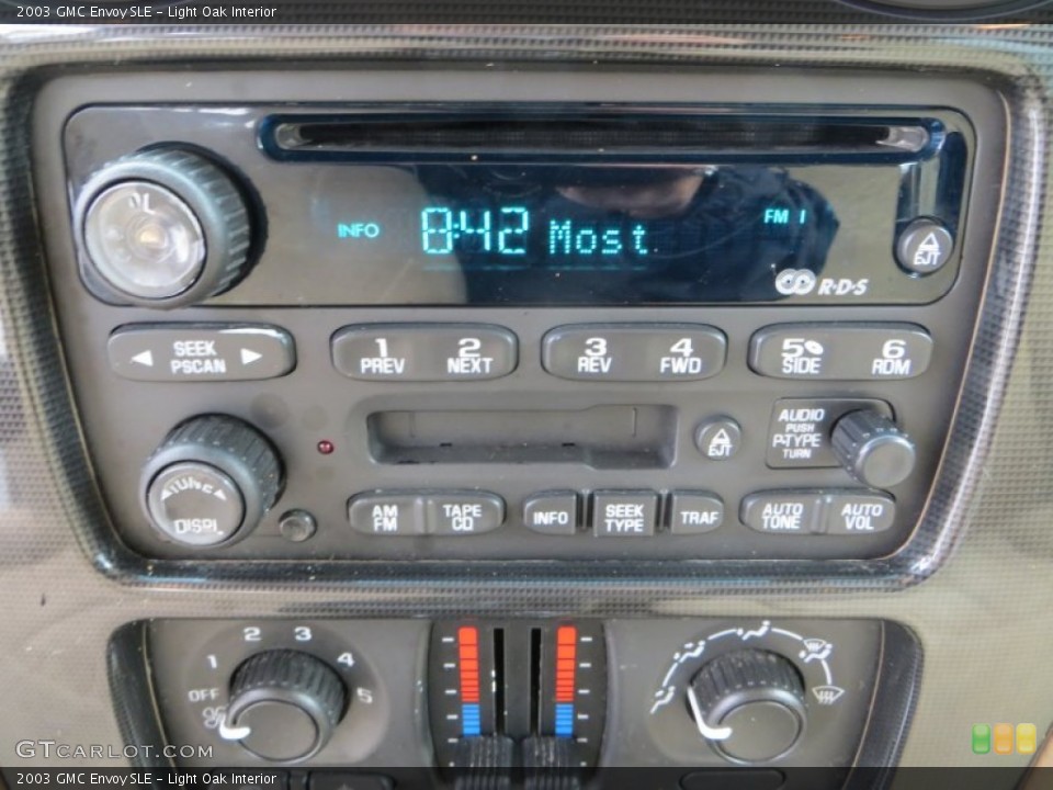 Light Oak Interior Audio System for the 2003 GMC Envoy SLE #80598716