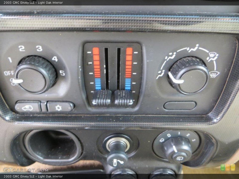 Light Oak Interior Controls for the 2003 GMC Envoy SLE #80598742