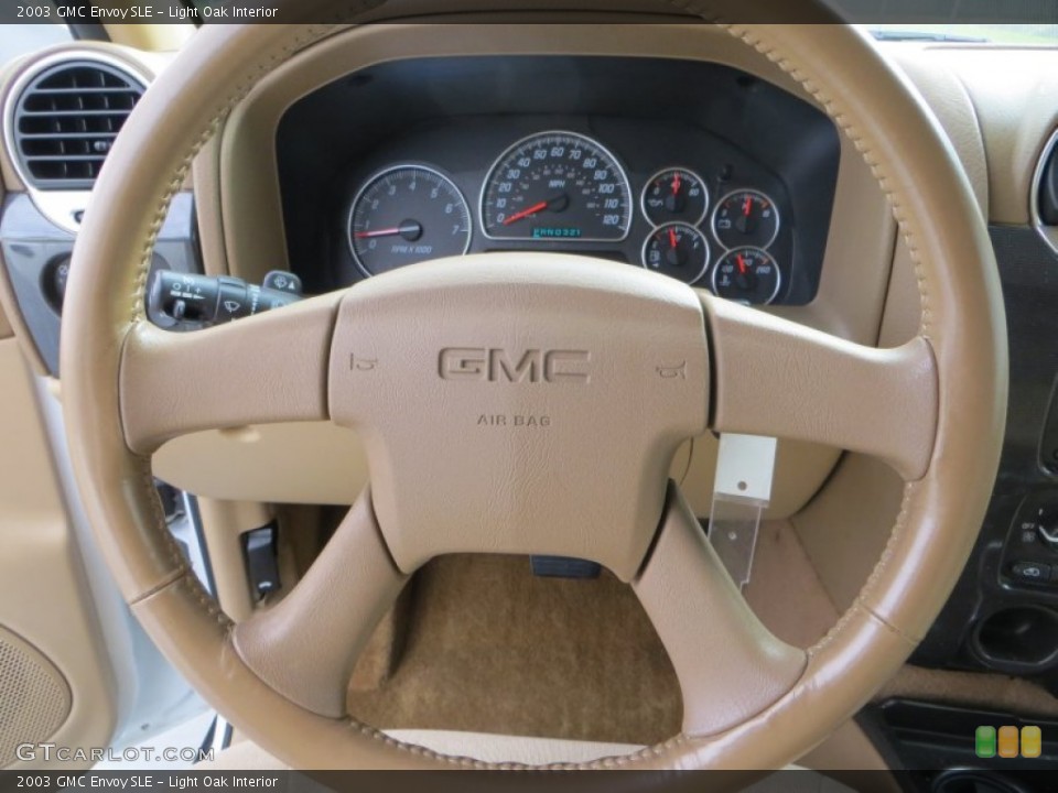Light Oak Interior Steering Wheel for the 2003 GMC Envoy SLE #80598783