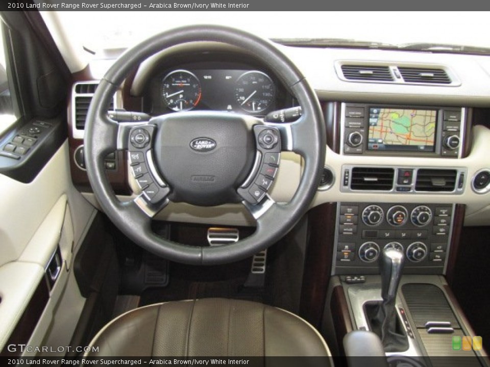 Arabica Brown/Ivory White Interior Dashboard for the 2010 Land Rover Range Rover Supercharged #80601007