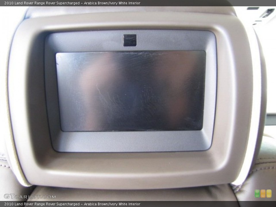 Arabica Brown/Ivory White Interior Entertainment System for the 2010 Land Rover Range Rover Supercharged #80601092