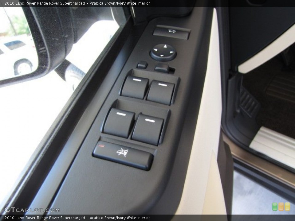 Arabica Brown/Ivory White Interior Controls for the 2010 Land Rover Range Rover Supercharged #80601341