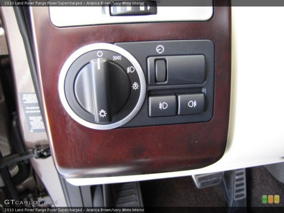 Arabica Brown/Ivory White Interior Controls for the 2010 Land Rover Range Rover Supercharged #80601359