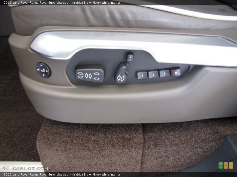 Arabica Brown/Ivory White Interior Controls for the 2010 Land Rover Range Rover Supercharged #80601406