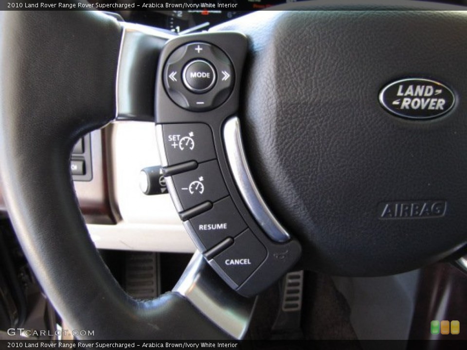 Arabica Brown/Ivory White Interior Controls for the 2010 Land Rover Range Rover Supercharged #80601423