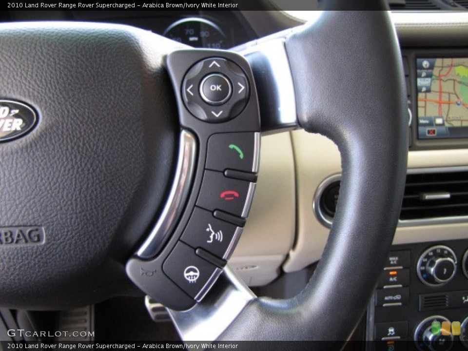 Arabica Brown/Ivory White Interior Controls for the 2010 Land Rover Range Rover Supercharged #80601449