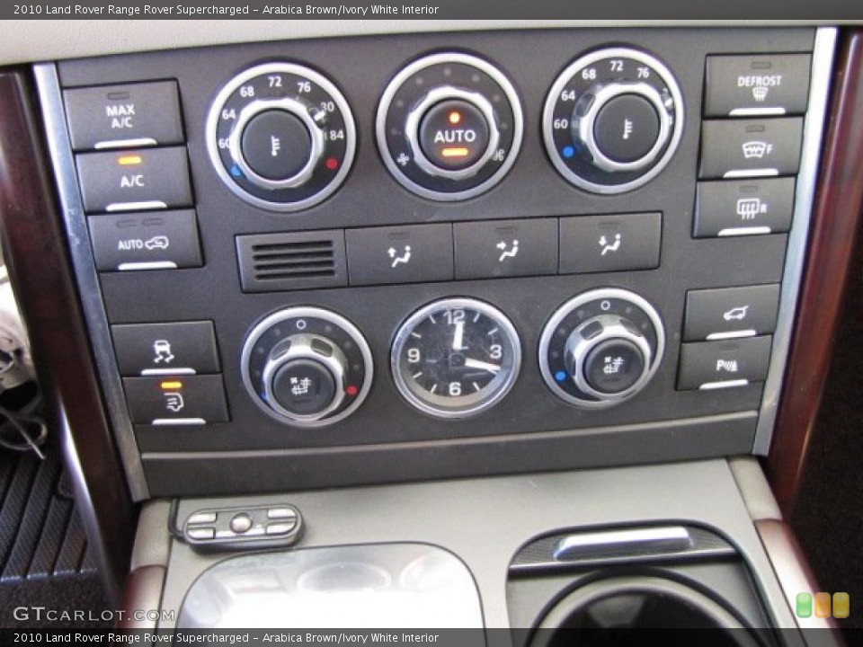 Arabica Brown/Ivory White Interior Controls for the 2010 Land Rover Range Rover Supercharged #80601586