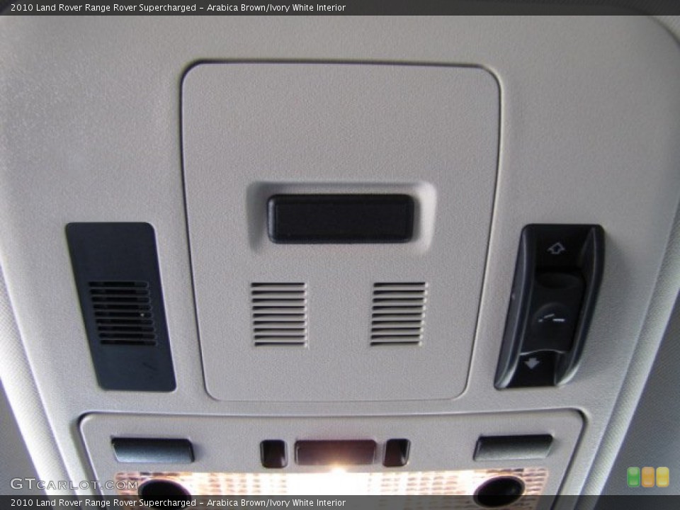 Arabica Brown/Ivory White Interior Controls for the 2010 Land Rover Range Rover Supercharged #80601649
