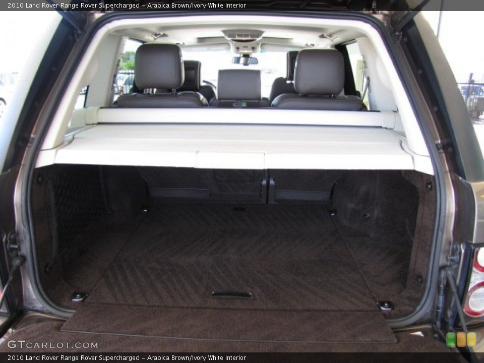 Arabica Brown/Ivory White Interior Trunk for the 2010 Land Rover Range Rover Supercharged #80601703