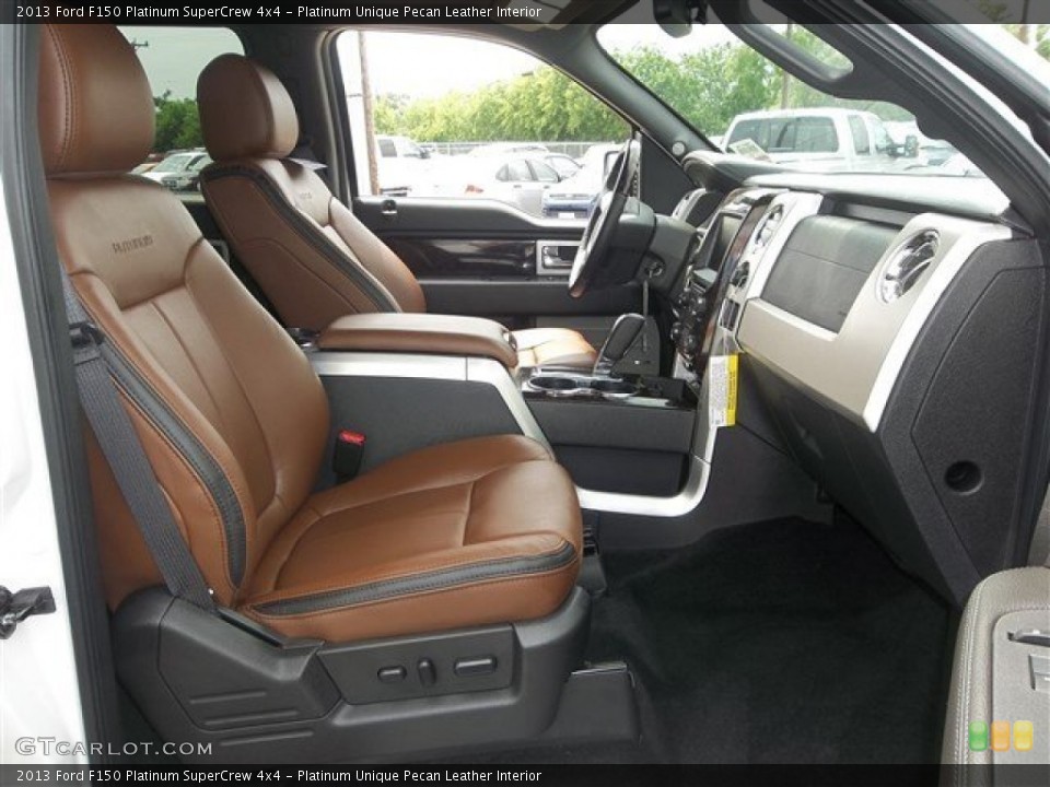 Platinum Unique Pecan Leather Interior Photo for the 2013 Ford F150 Platinum SuperCrew 4x4 #80602015