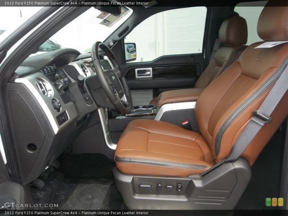 Platinum Unique Pecan Leather Interior Photo for the 2013 Ford F150 Platinum SuperCrew 4x4 #80602326