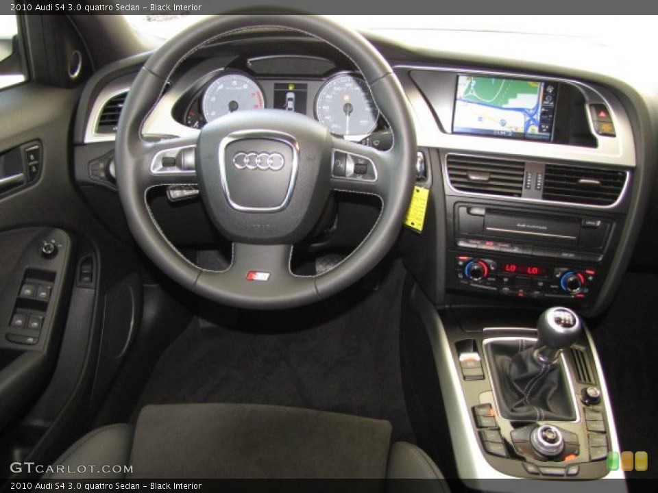 Black Interior Dashboard for the 2010 Audi S4 3.0 quattro Sedan #80602360