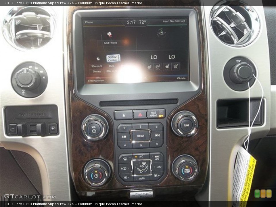 Platinum Unique Pecan Leather Interior Controls for the 2013 Ford F150 Platinum SuperCrew 4x4 #80602403