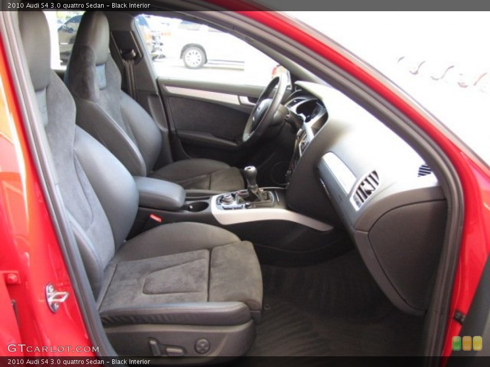Black Interior Front Seat for the 2010 Audi S4 3.0 quattro Sedan #80602470