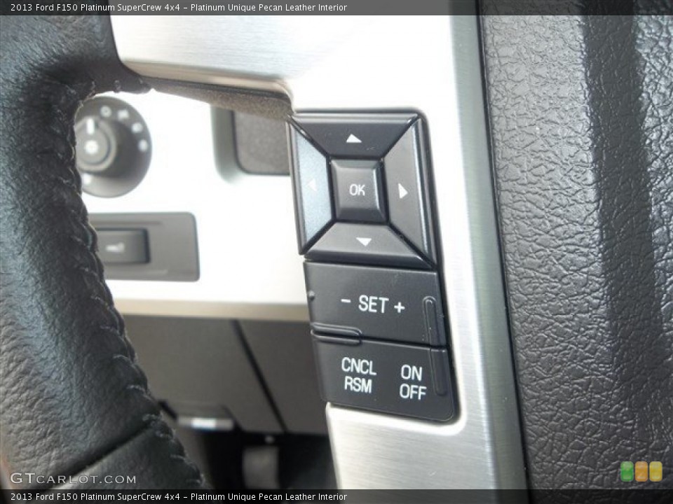 Platinum Unique Pecan Leather Interior Controls for the 2013 Ford F150 Platinum SuperCrew 4x4 #80602477