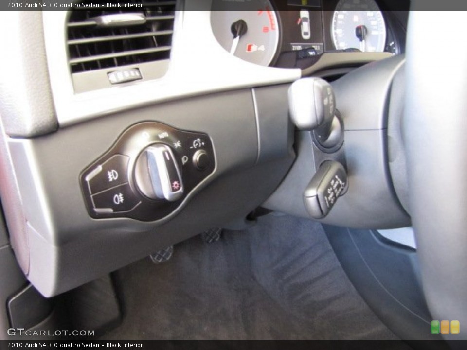 Black Interior Controls for the 2010 Audi S4 3.0 quattro Sedan #80602801
