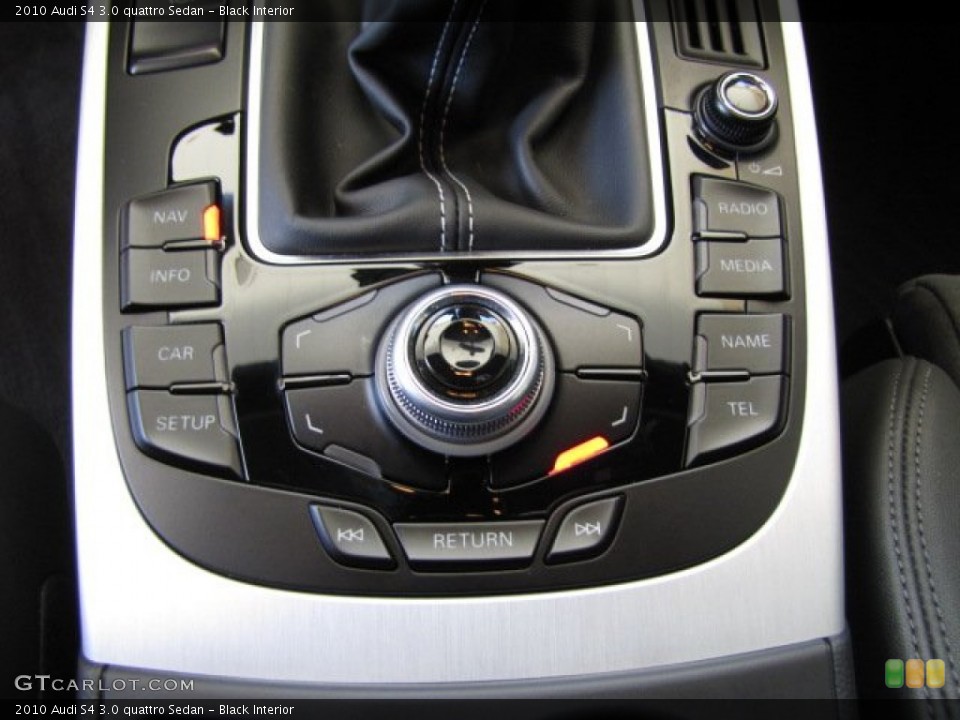 Black Interior Controls for the 2010 Audi S4 3.0 quattro Sedan #80602888