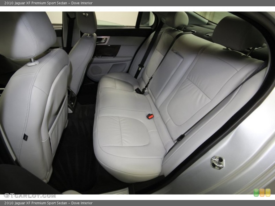 Dove Interior Rear Seat for the 2010 Jaguar XF Premium Sport Sedan #80607565