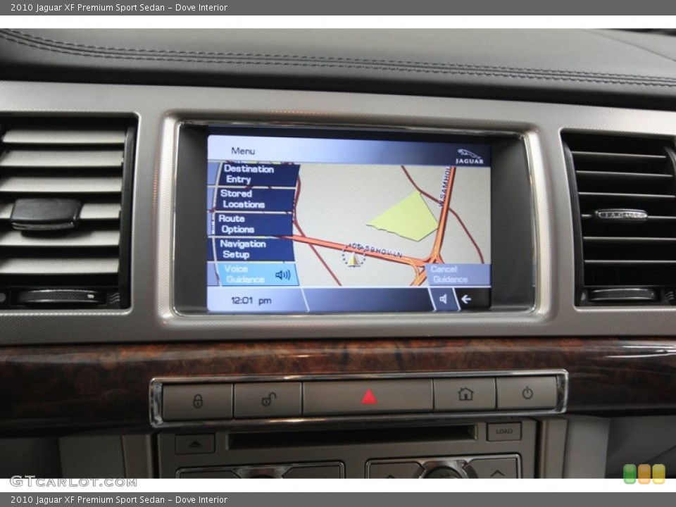 Dove Interior Navigation for the 2010 Jaguar XF Premium Sport Sedan #80607742