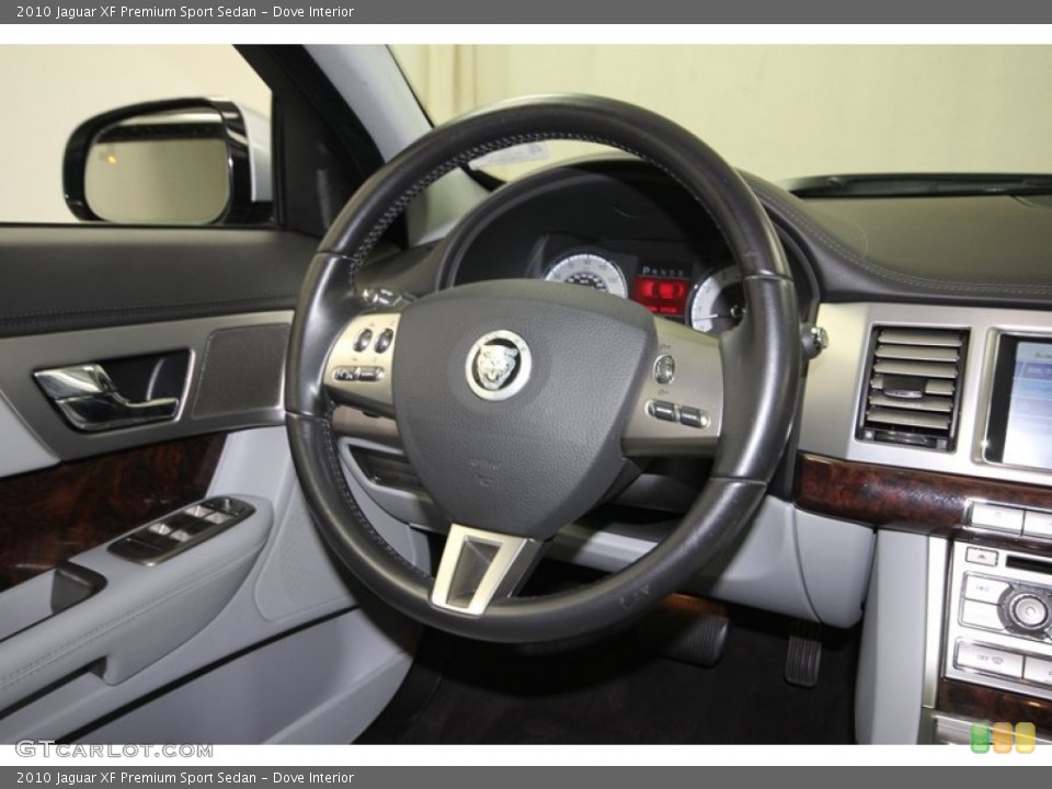 Dove Interior Steering Wheel for the 2010 Jaguar XF Premium Sport Sedan #80608036