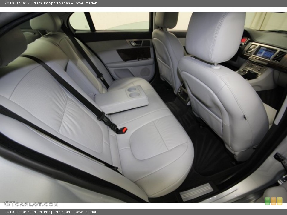 Dove Interior Rear Seat for the 2010 Jaguar XF Premium Sport Sedan #80608121