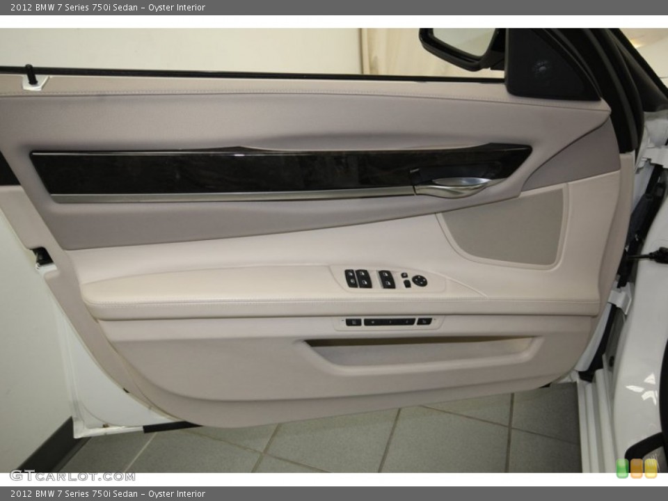 Oyster Interior Door Panel for the 2012 BMW 7 Series 750i Sedan #80609729
