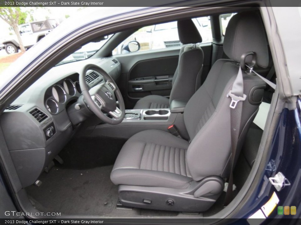 Dark Slate Gray Interior Front Seat for the 2013 Dodge Challenger SXT #80610207