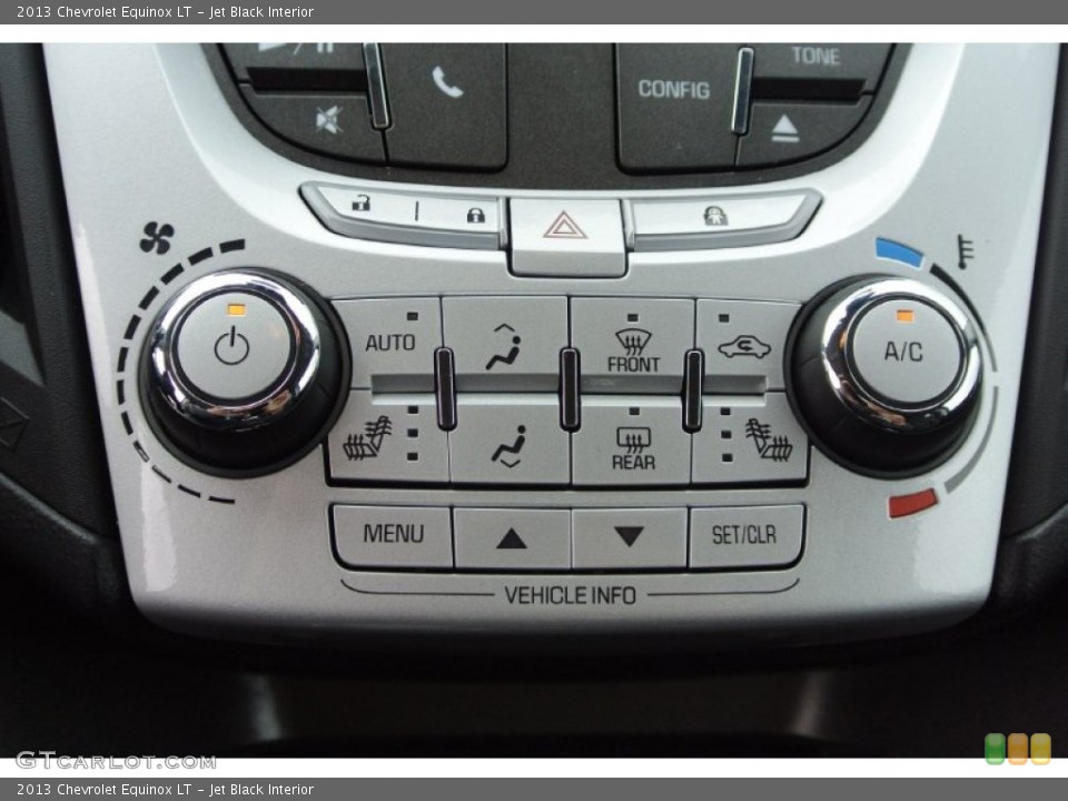 Jet Black Interior Controls for the 2013 Chevrolet Equinox LT #80611346