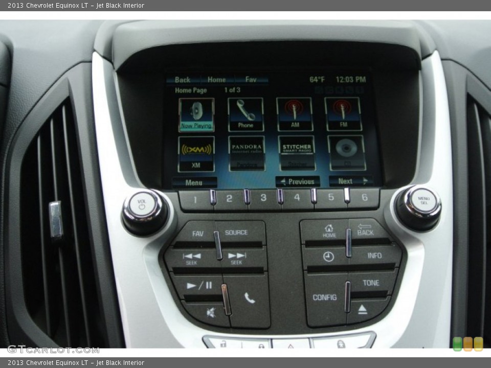 Jet Black Interior Controls for the 2013 Chevrolet Equinox LT #80611373