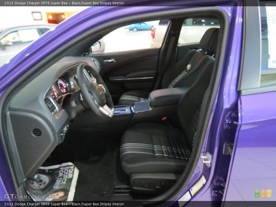 Black/Super Bee Stripes Interior Photo for the 2013 Dodge Charger SRT8 Super Bee #80612416