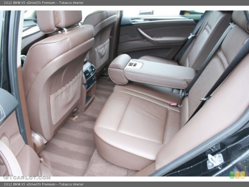 Tobacco Interior Rear Seat for the 2012 BMW X5 xDrive35i Premium #80613076