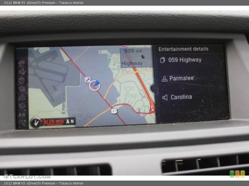 Tobacco Interior Navigation for the 2012 BMW X5 xDrive35i Premium #80613121