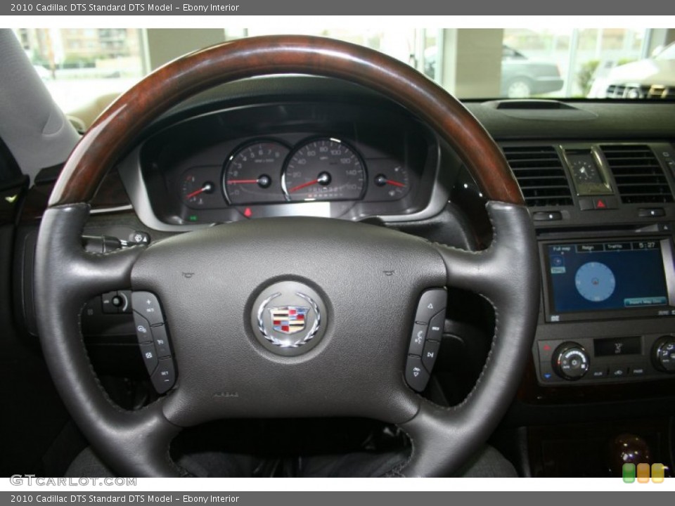Ebony Interior Steering Wheel for the 2010 Cadillac DTS  #80613547