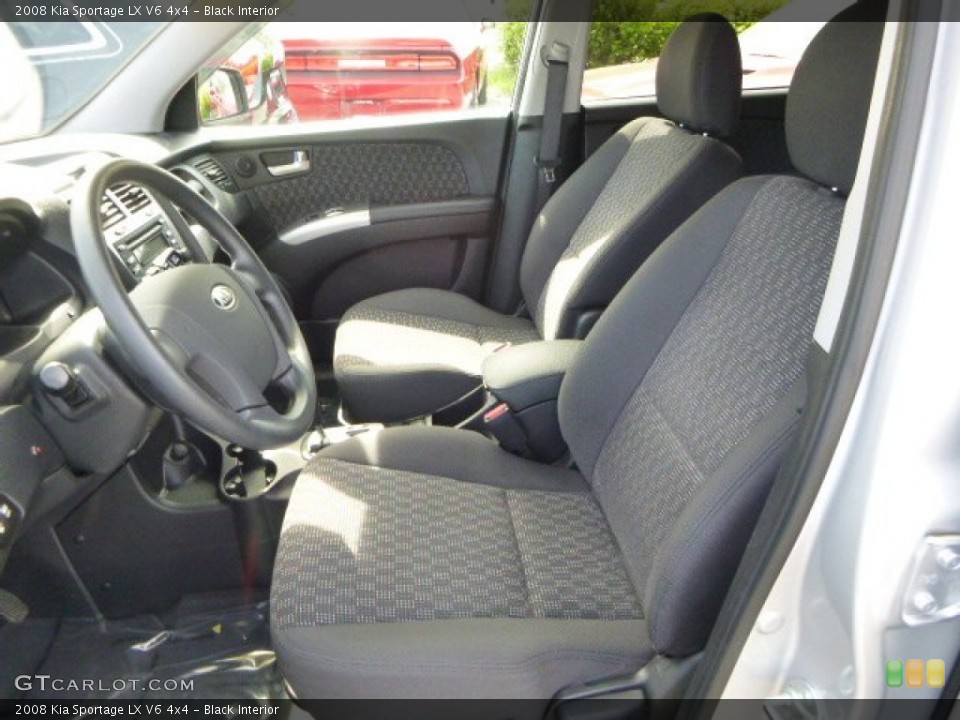 Black Interior Front Seat for the 2008 Kia Sportage LX V6 4x4 #80615784