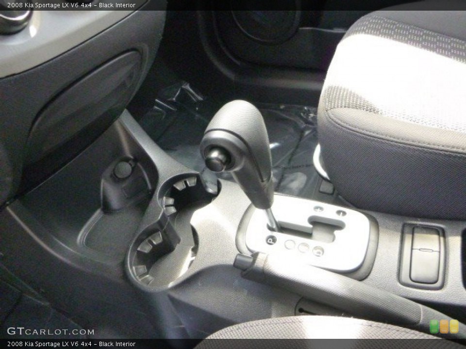 Black Interior Transmission for the 2008 Kia Sportage LX V6 4x4 #80615905